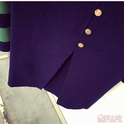 秋冬韓潮風(fēng)尚 條紋毛衣套裝引領(lǐng)經(jīng)典女裝新風(fēng)尚